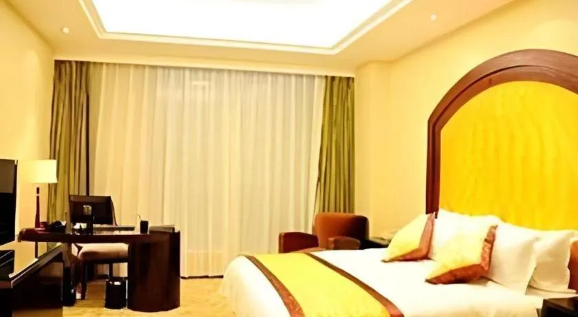 Bed in Qingdao Chengyang Detai Hotel