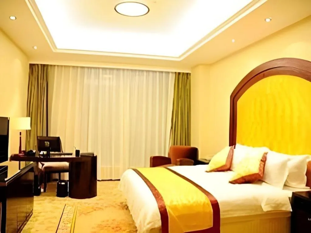 Bed in Qingdao Chengyang Detai Hotel