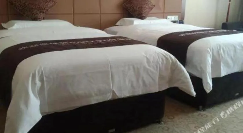 Bed in Qingdao Chengyang Detai Hotel