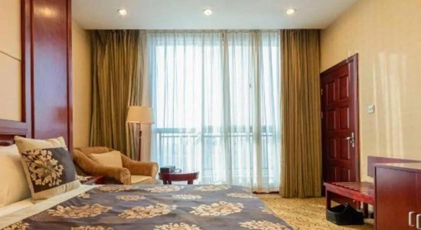 Bed in Qingdao Chengyang Detai Hotel