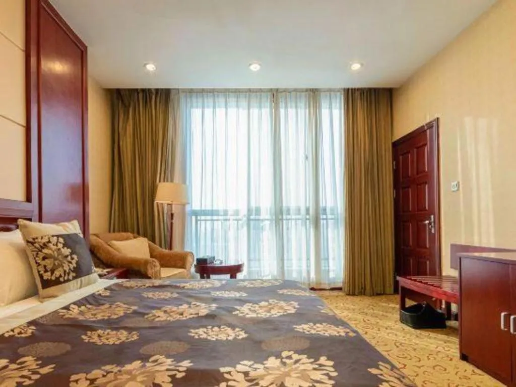 Bed in Qingdao Chengyang Detai Hotel