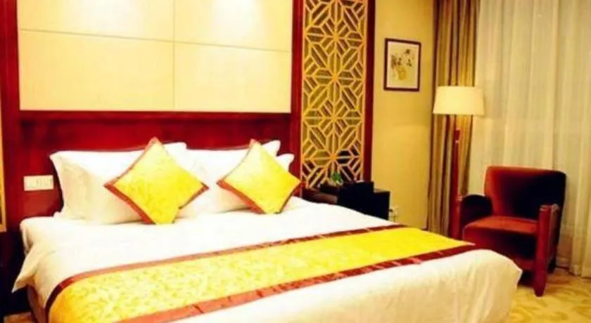 Bed in Qingdao Chengyang Detai Hotel