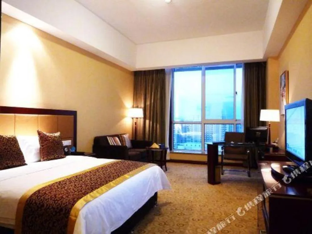 Bed in Qingdao Chengyang Detai Hotel