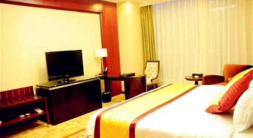 Bed in Qingdao Chengyang Detai Hotel