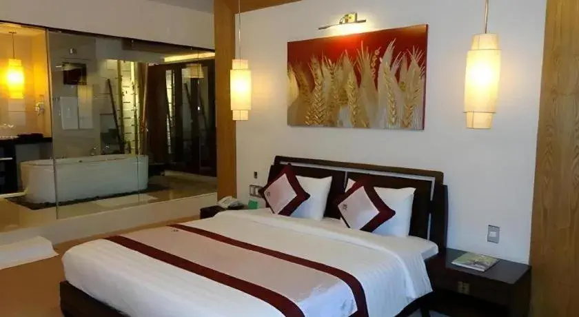 Bed in BMC Ha Tinh hotel Bed in BMC Ha Tinh hotel