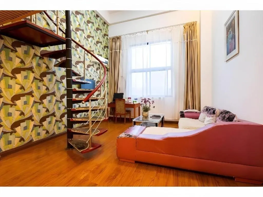 Bed in GreenTree Inn Jiangsu Wuxi Meiyuan Kaiyuan Temple Subway Master Station Express Hotel