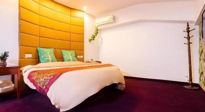 Bed in GreenTree Inn Jiangsu Wuxi Meiyuan Kaiyuan Temple Subway Master Station Express Hotel