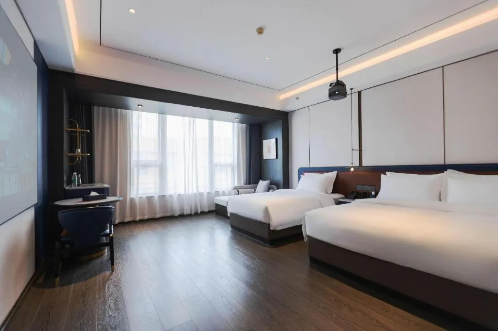 Bed in Zhoushan Changzheng Spring Hotel