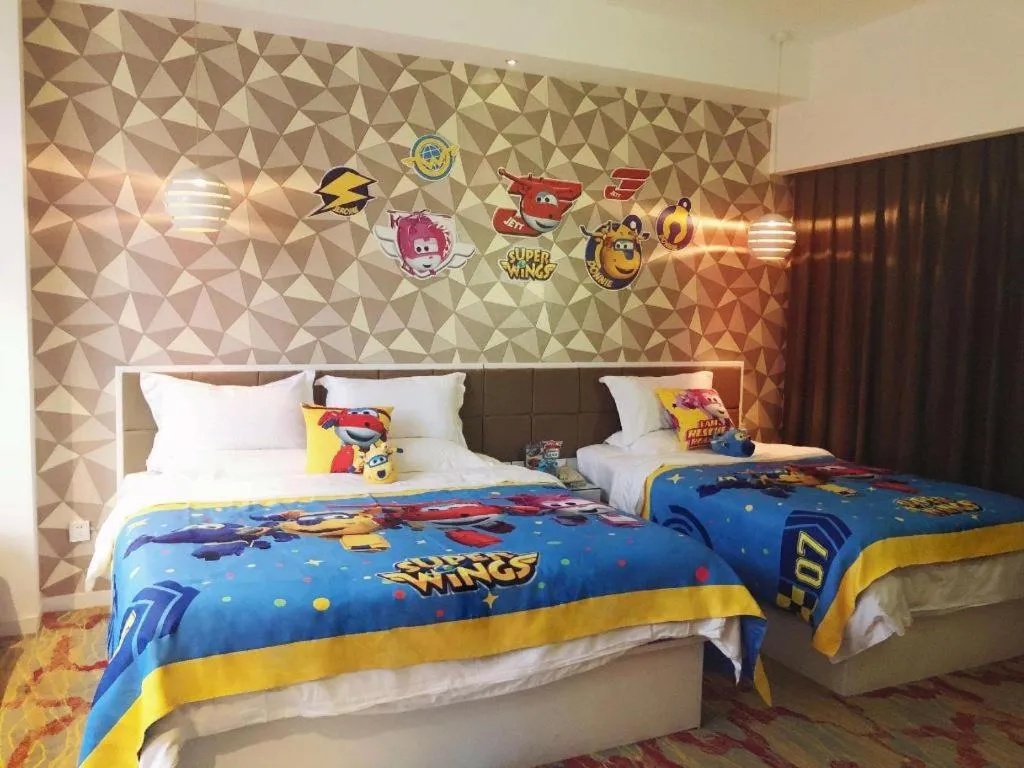 Bed in Zhoushan Changzheng Spring Hotel