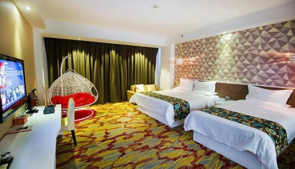 Bed in Zhoushan Changzheng Spring Hotel