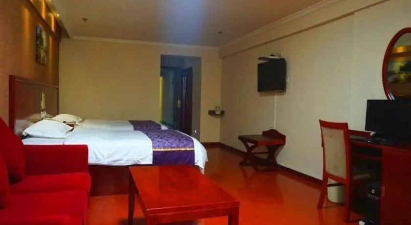 Bed in GreenTree Inn Xi'an Bell and Drum Tower Food Street Ancient City Wall Ximen Express Hotel