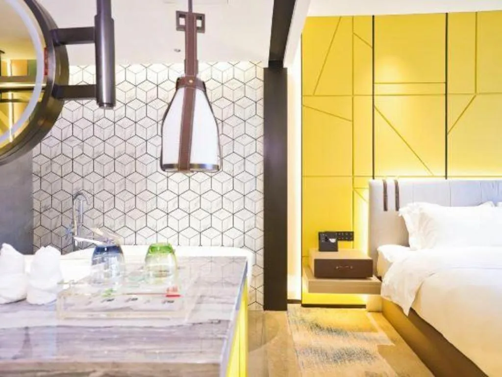 Bed in Fortune Hotel Longyan