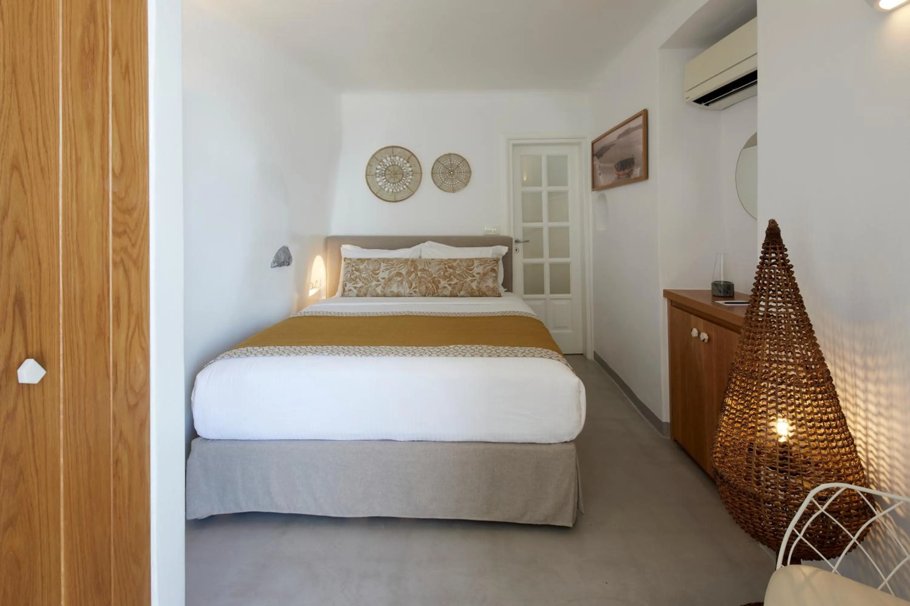 Bed in Filotera Suites