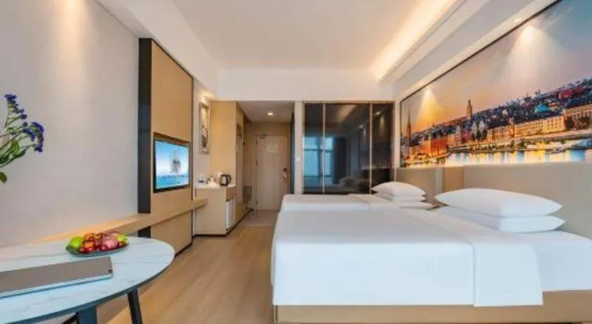 Bed in Exchange Bank Hotel Hainan