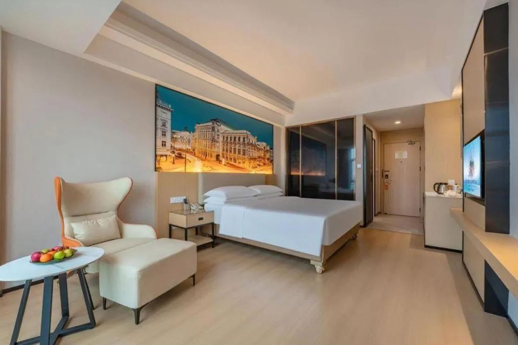 Bed in Exchange Bank Hotel Hainan