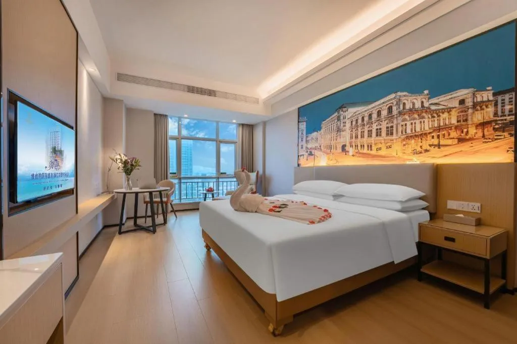 Bed in Exchange Bank Hotel Hainan