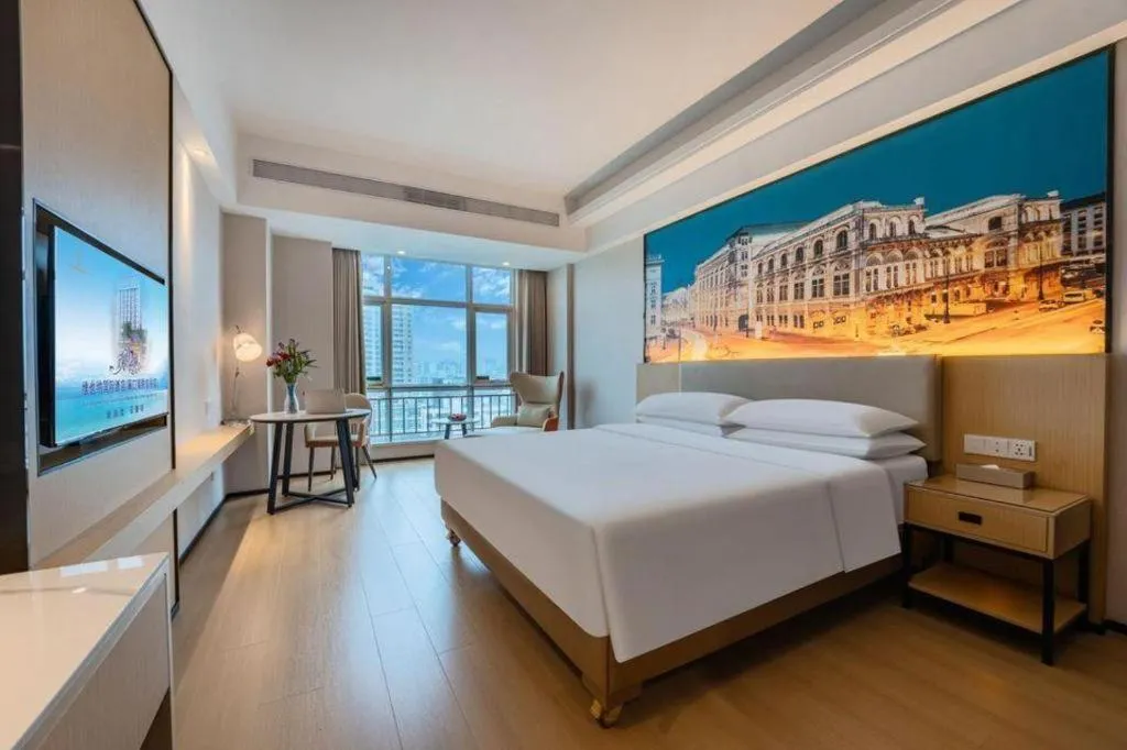 Bed in Exchange Bank Hotel Hainan