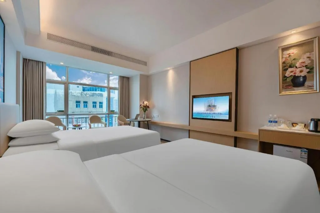 Bed in Exchange Bank Hotel Hainan