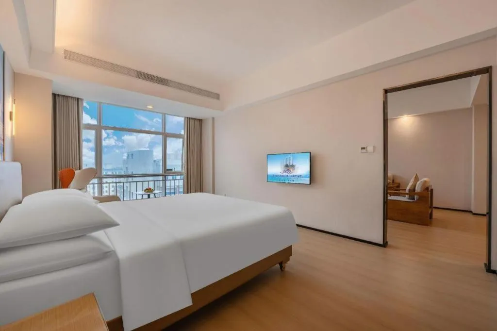 Bed in Exchange Bank Hotel Hainan