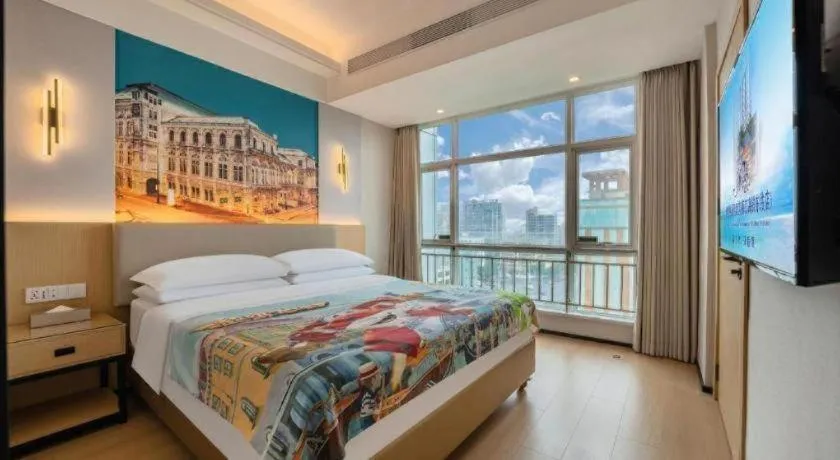 Bed in Exchange Bank Hotel Hainan