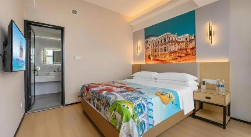 Bed in Exchange Bank Hotel Hainan