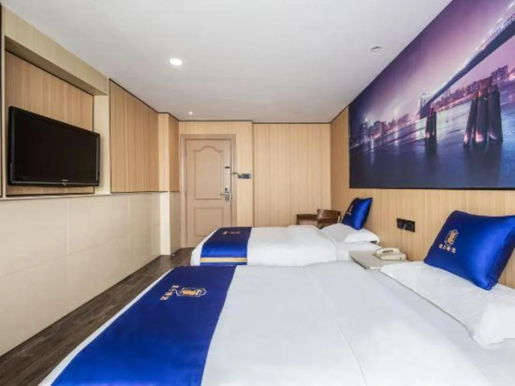 Bed in Super 8 Hotel Xiamen Railway Station