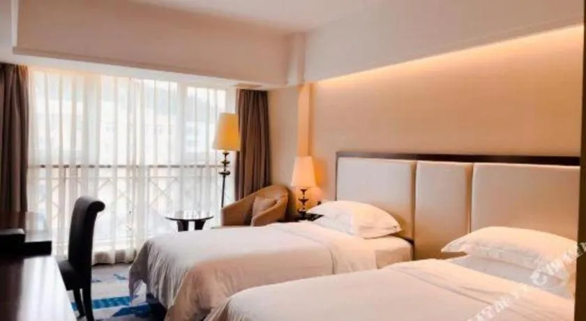 Bed in Yunhai Hotel Zhuhai