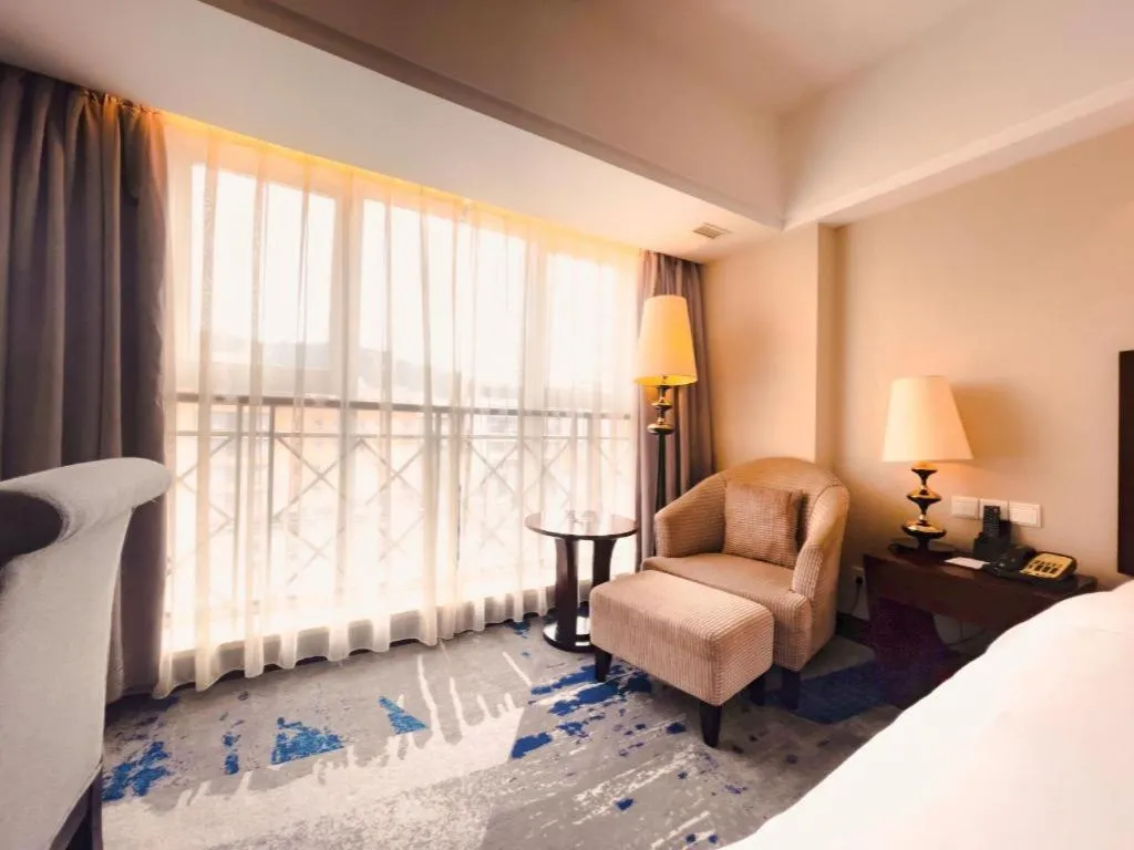 Bed in Yunhai Hotel Zhuhai