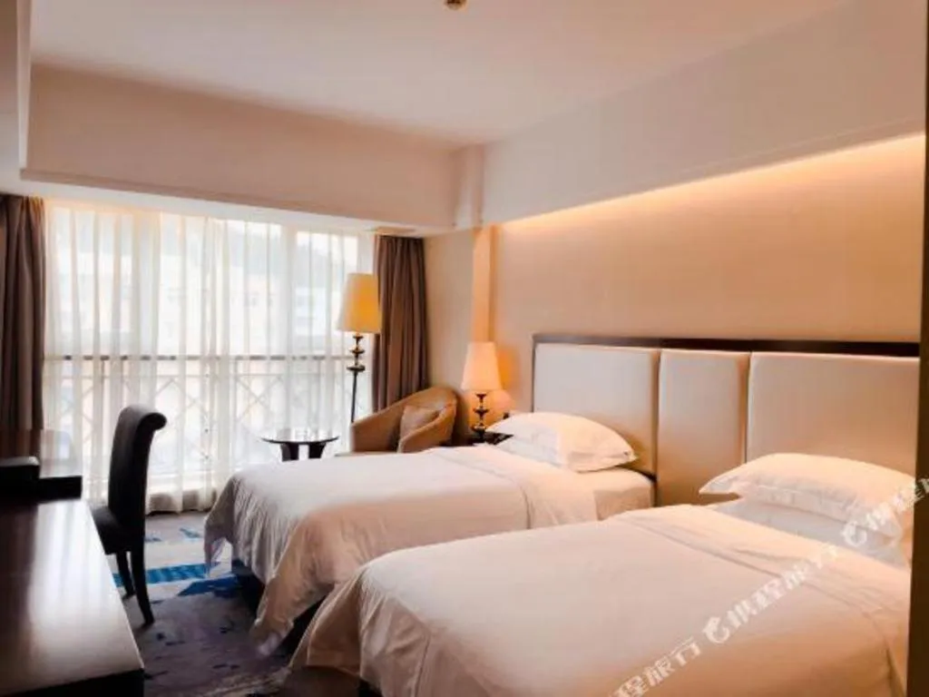 Bed in Yunhai Hotel Zhuhai