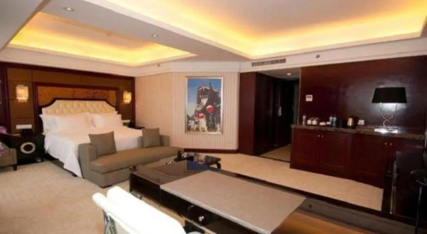 Bed in Yunhai Hotel Zhuhai