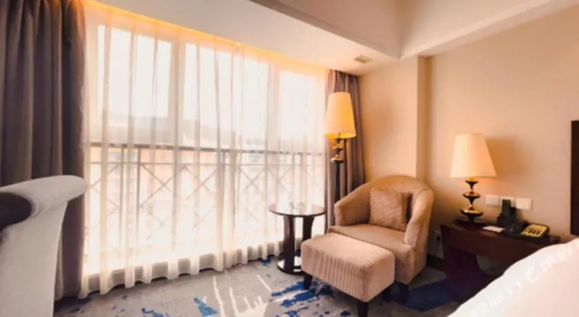 Bed in Yunhai Hotel Zhuhai