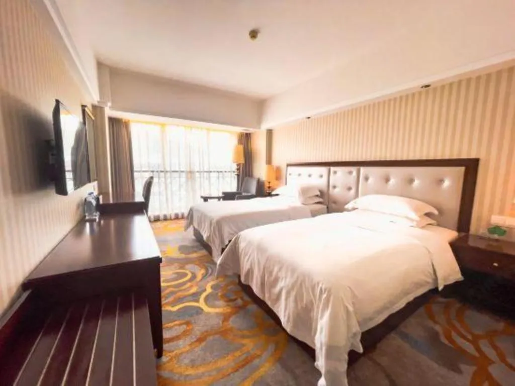 Bed in Yunhai Hotel Zhuhai