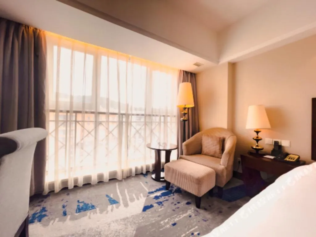 Bed in Yunhai Hotel Zhuhai