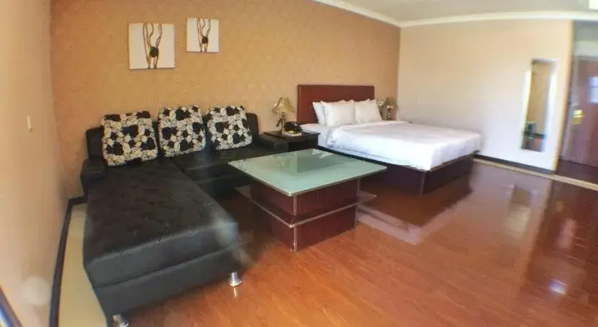 Bed in Grand Hoyah Hotel Bed in Grand Hoyah Hotel