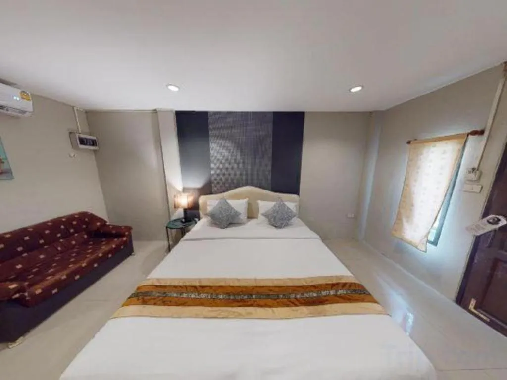 Bed in I-House Chiangrai