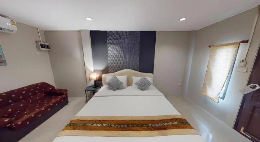 Bed in I-House Chiangrai