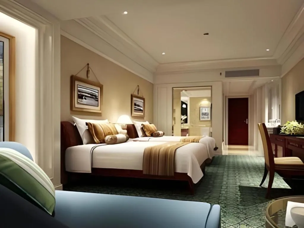 Bed in Zhengzhou Yiquan International Hotel