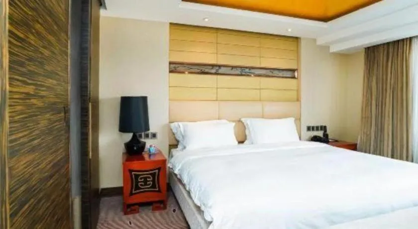 Bed in Grand Metropark Hotel Qingdao