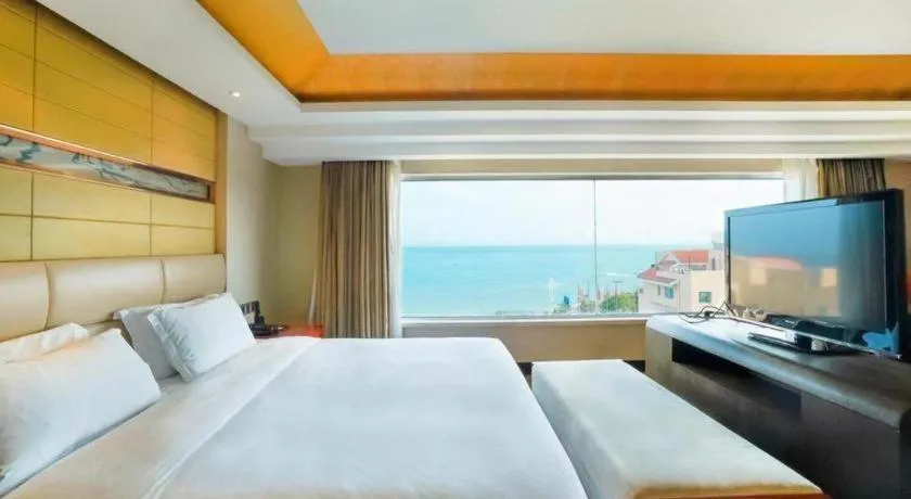 Bed in Grand Metropark Hotel Qingdao