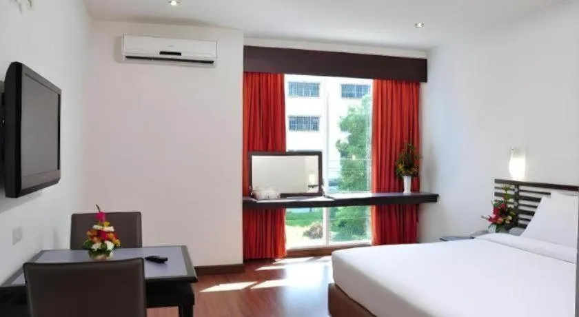 Bed in The Color Hotel