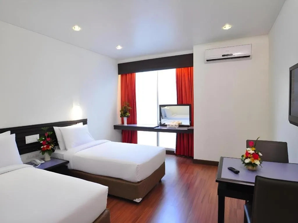 Bed in The Color Hotel