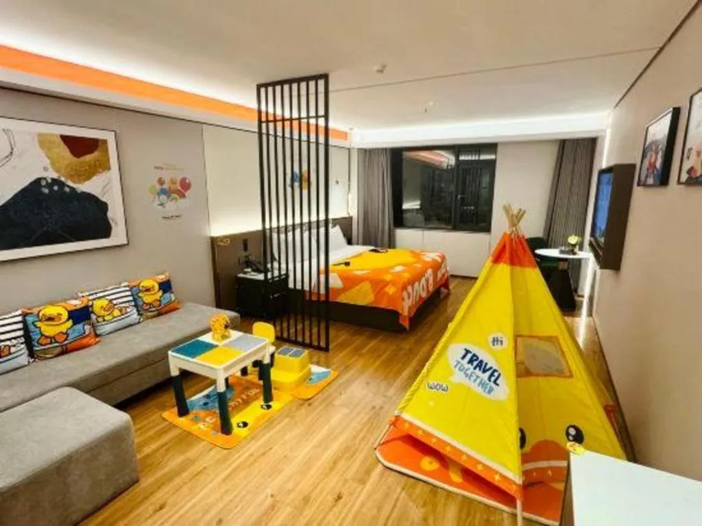 Bed in Shanshui Trends Hotel-Bantian Dong Branch