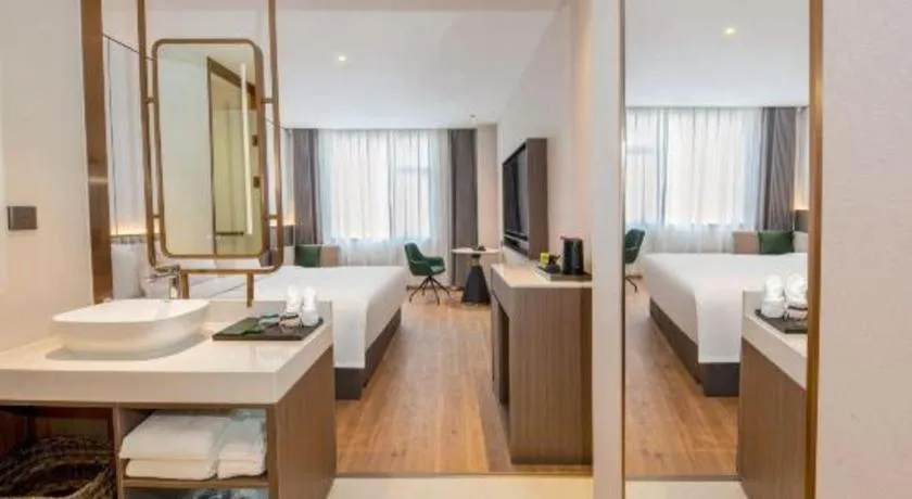 Bed in Shanshui Trends Hotel-Bantian Dong Branch