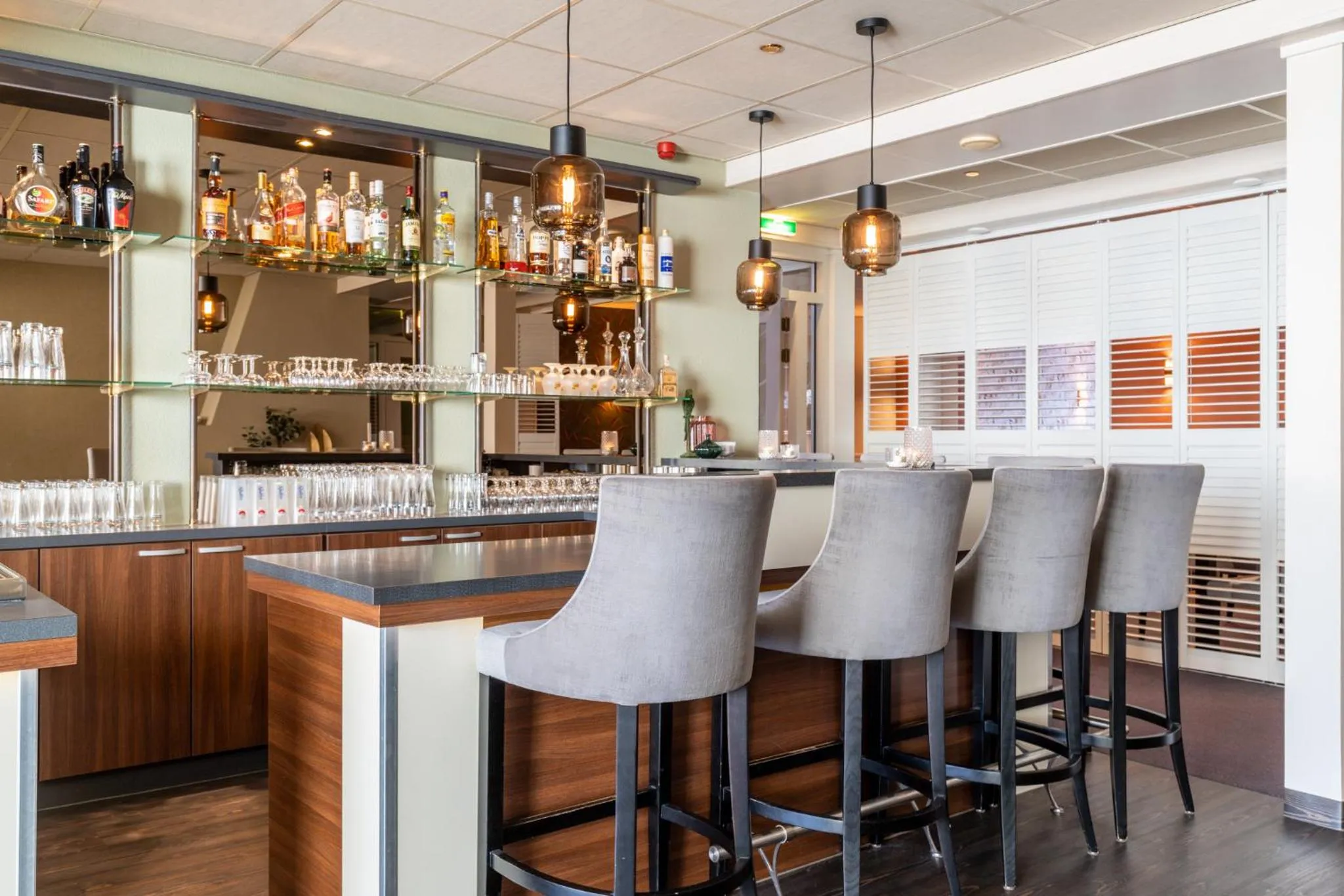 Lounge or bar in Hotel Ameland