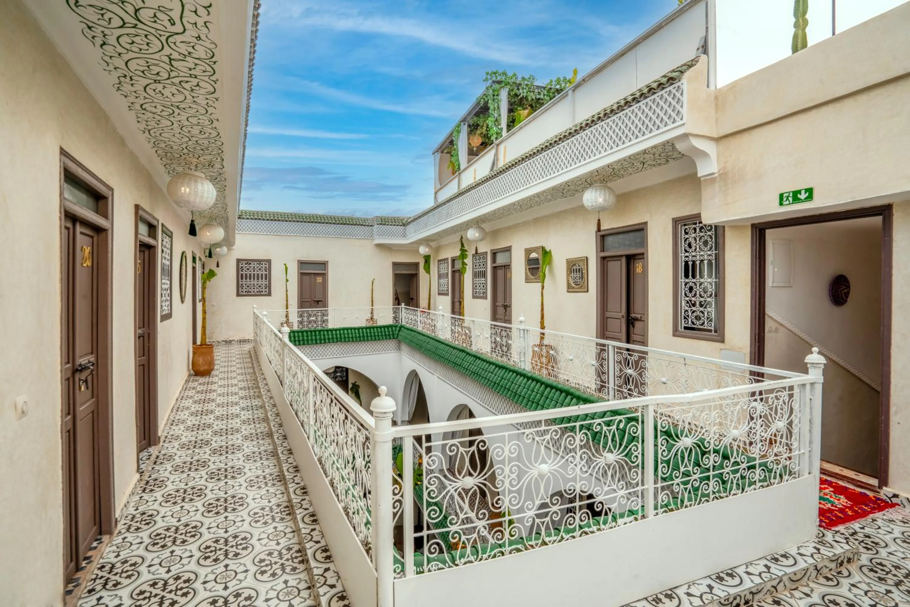 Patio in Riad Samir Privilege Boutique Hotel & Spa