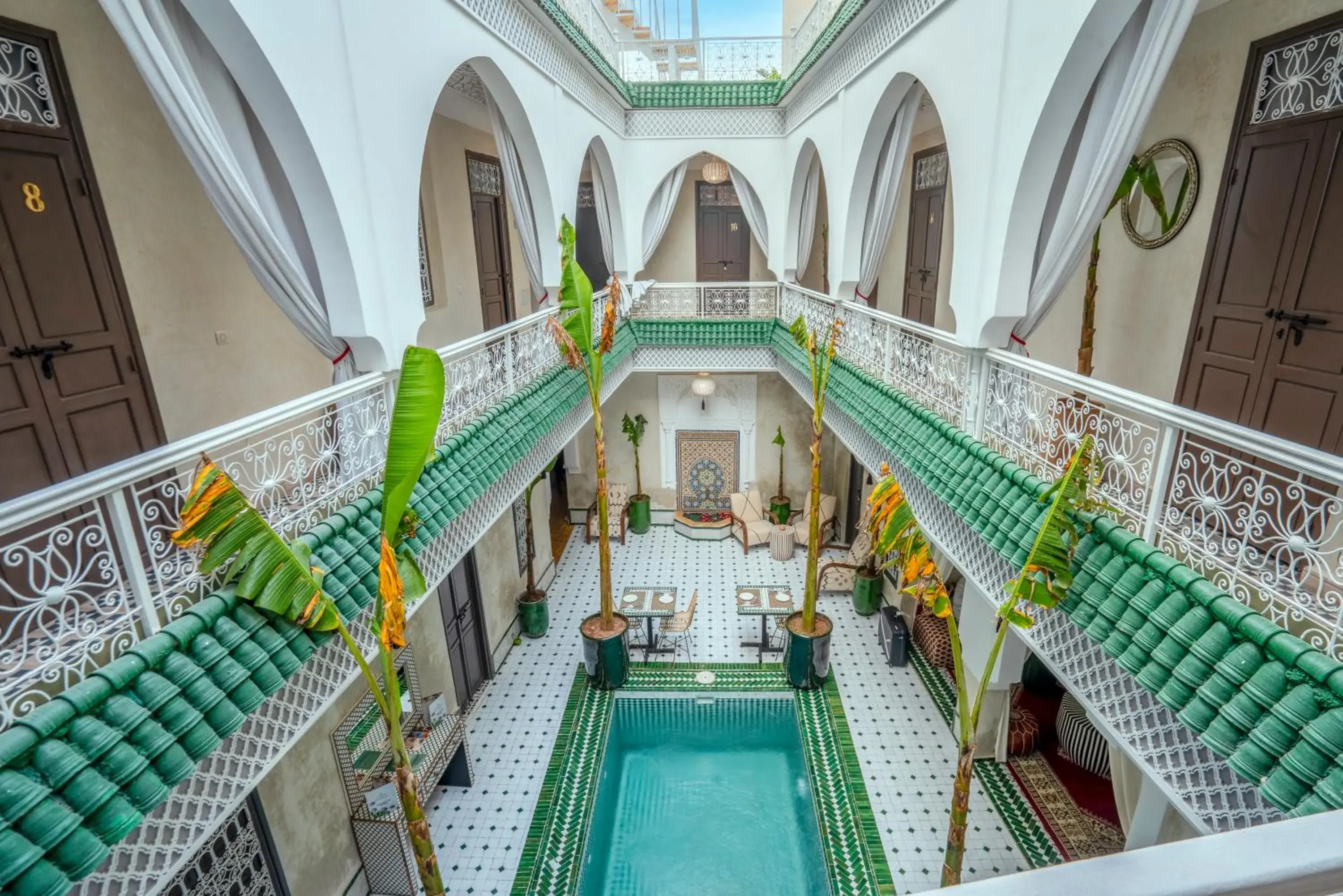 Swimming pool in Riad Samir Privilege Boutique Hotel & Spa Swimming pool in Riad Samir Privilege Boutique Hotel & Spa