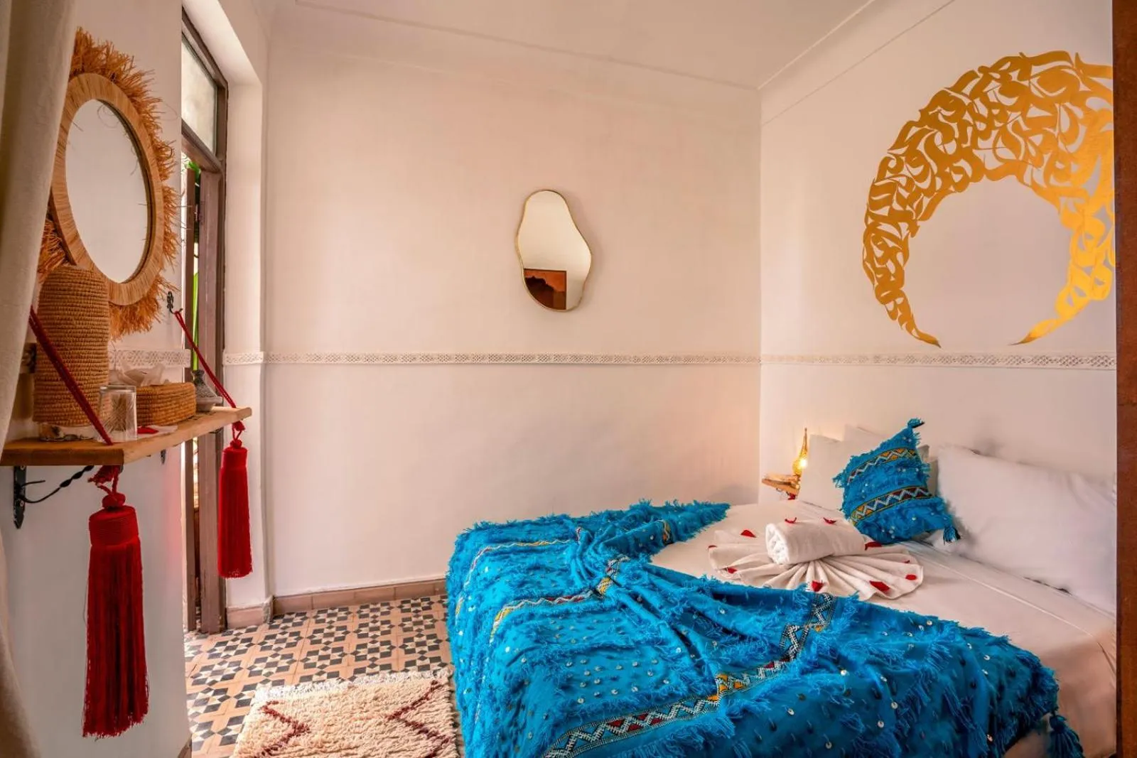 Bed in Riad Samir Privilege Boutique Hotel & Spa