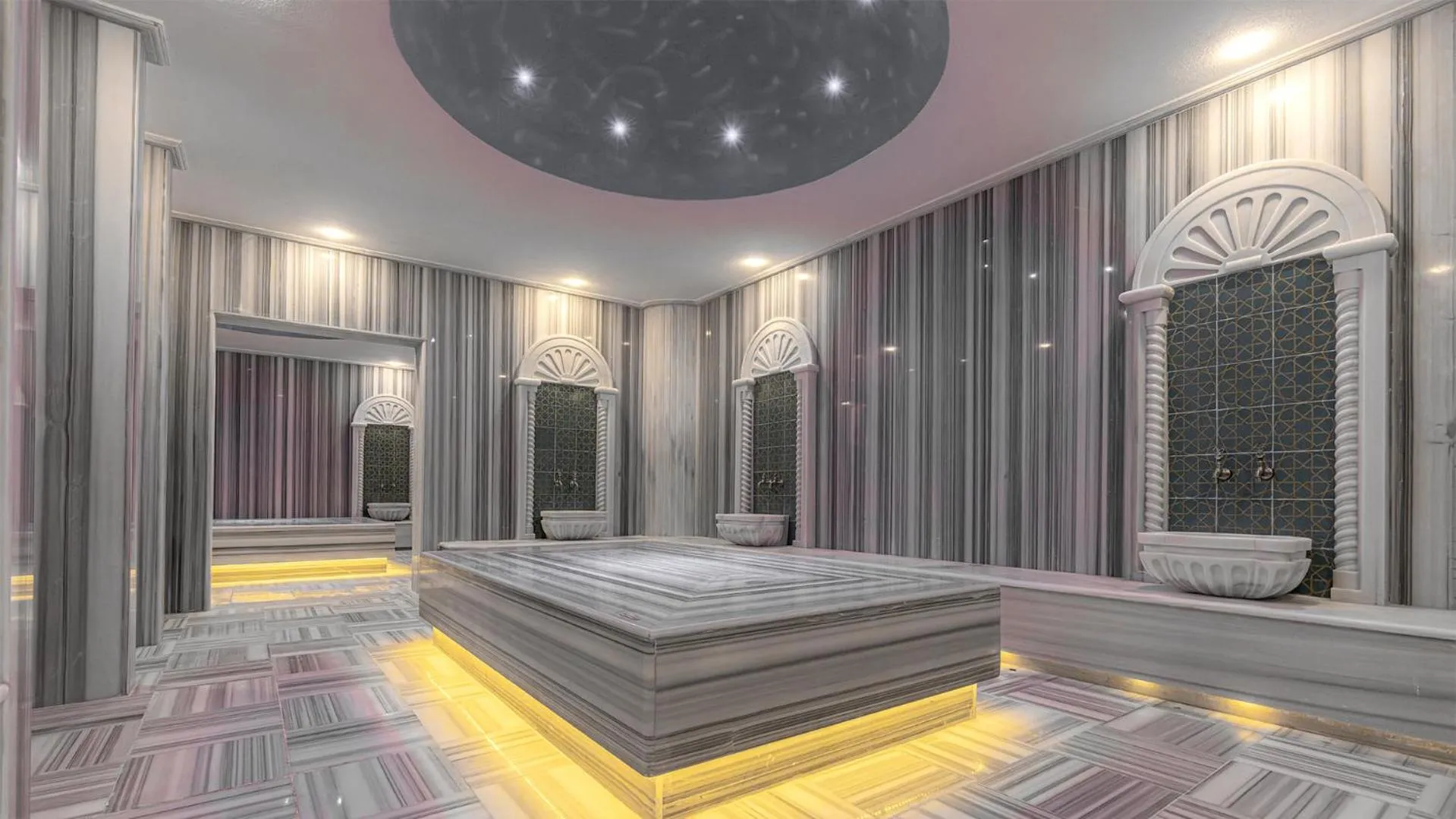 Bed in Evin Park Suit Lara & Spa