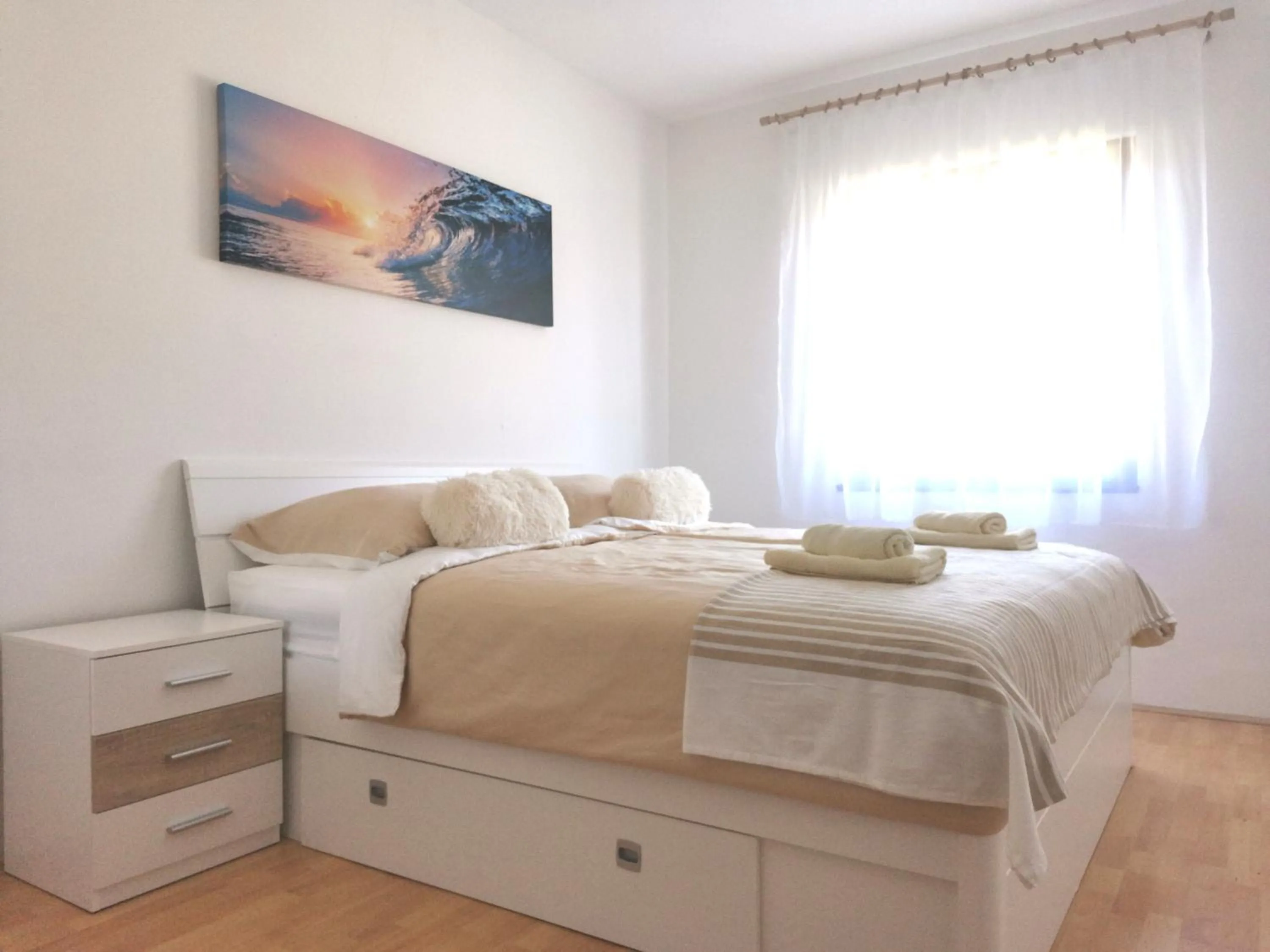Bed in Apartments Regi Medulin