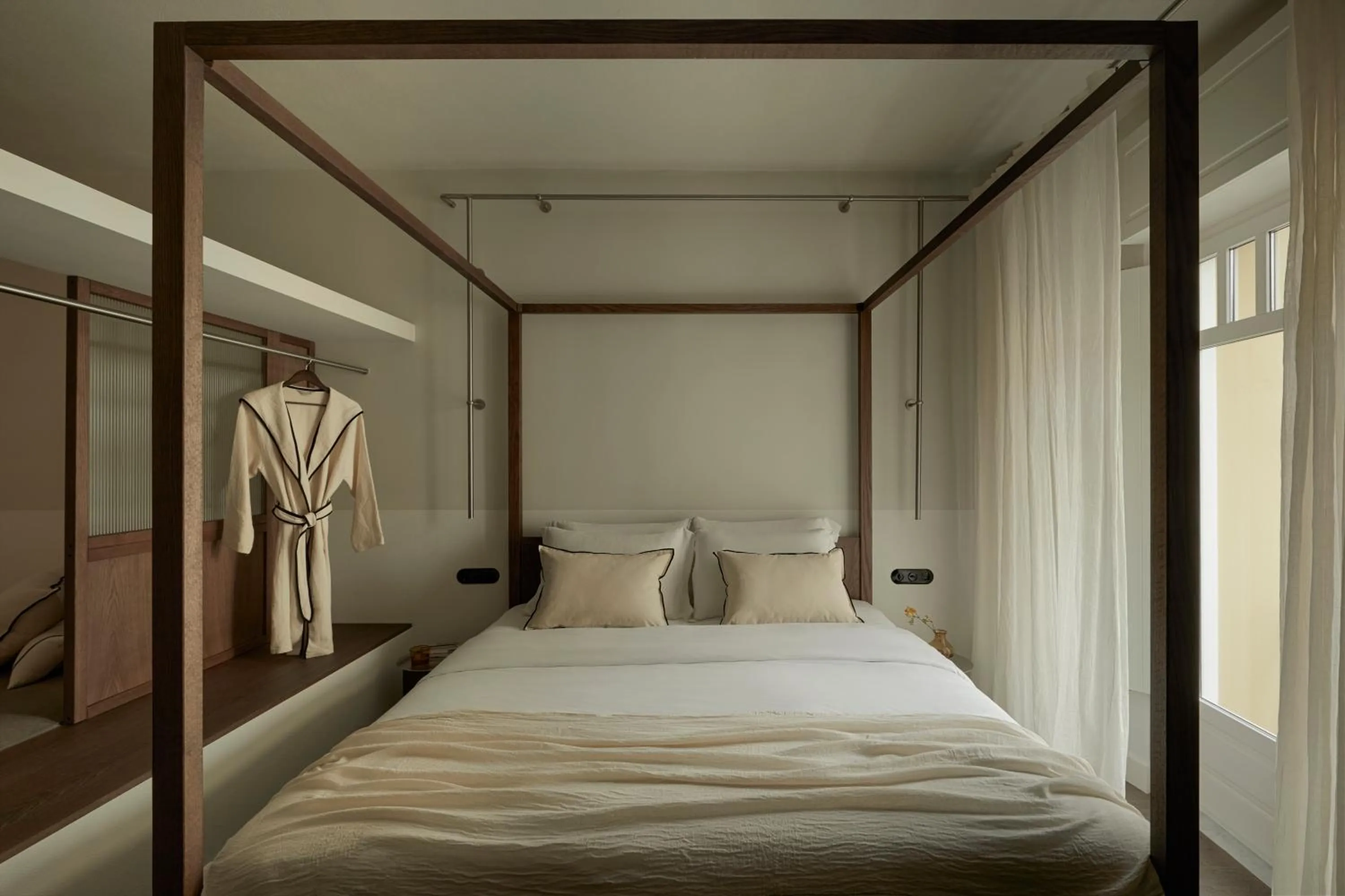 Bed in Ergon Bakehouse Athens